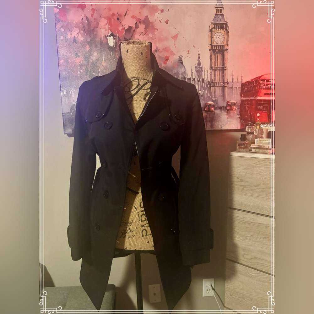 Burberry Brit Trench Cost in Black